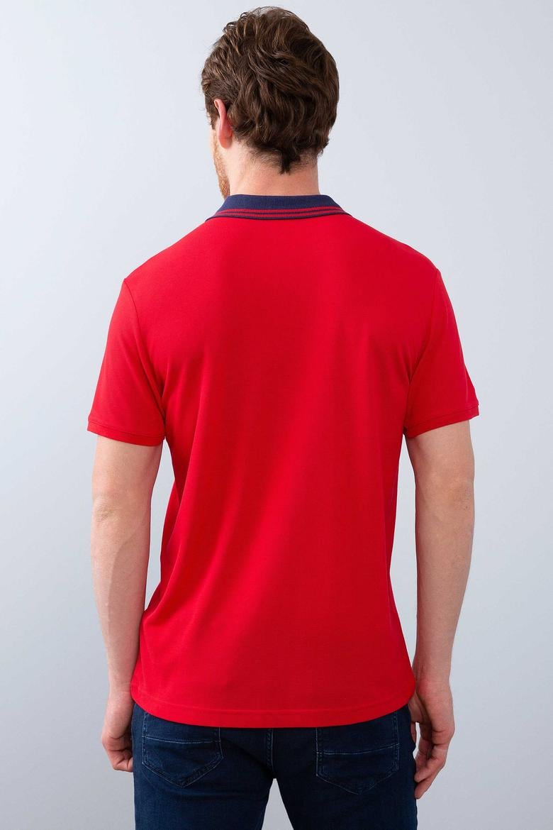 Erkek Kırmızı Polo Yaka T-Shirt - 50213693009