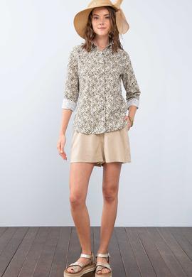 Kadın Yeşil Gömlek Uzunkol - 50213818004