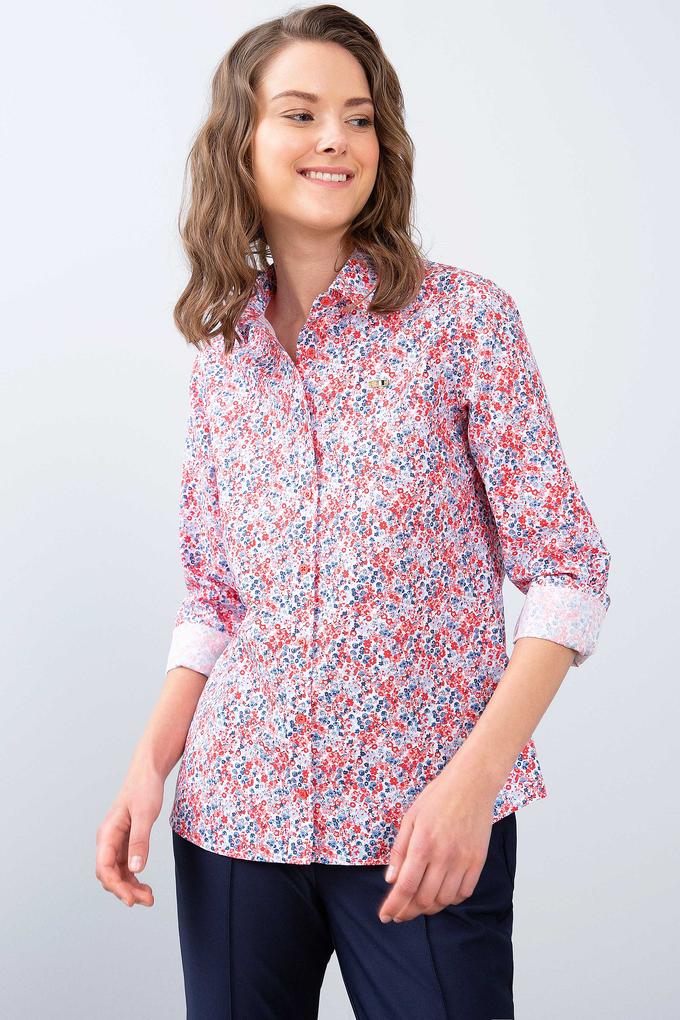 Kadın Kırmızı Uzun Kollu Gömlek