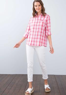 Kadın Pembe Gömlek Uzunkol - 50213896006