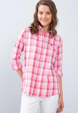 Kadın Pembe Gömlek Uzunkol - 50213896006