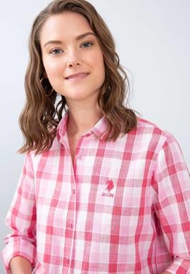 Kadın Pembe Gömlek Uzunkol - 50213896006