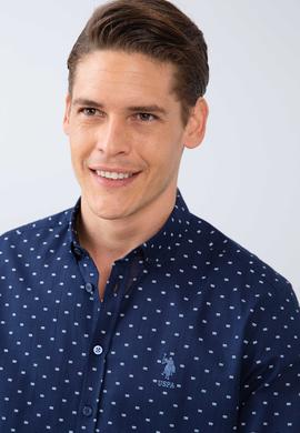 Erkek Lacivert Gömlek Uzunkol - 50213899008