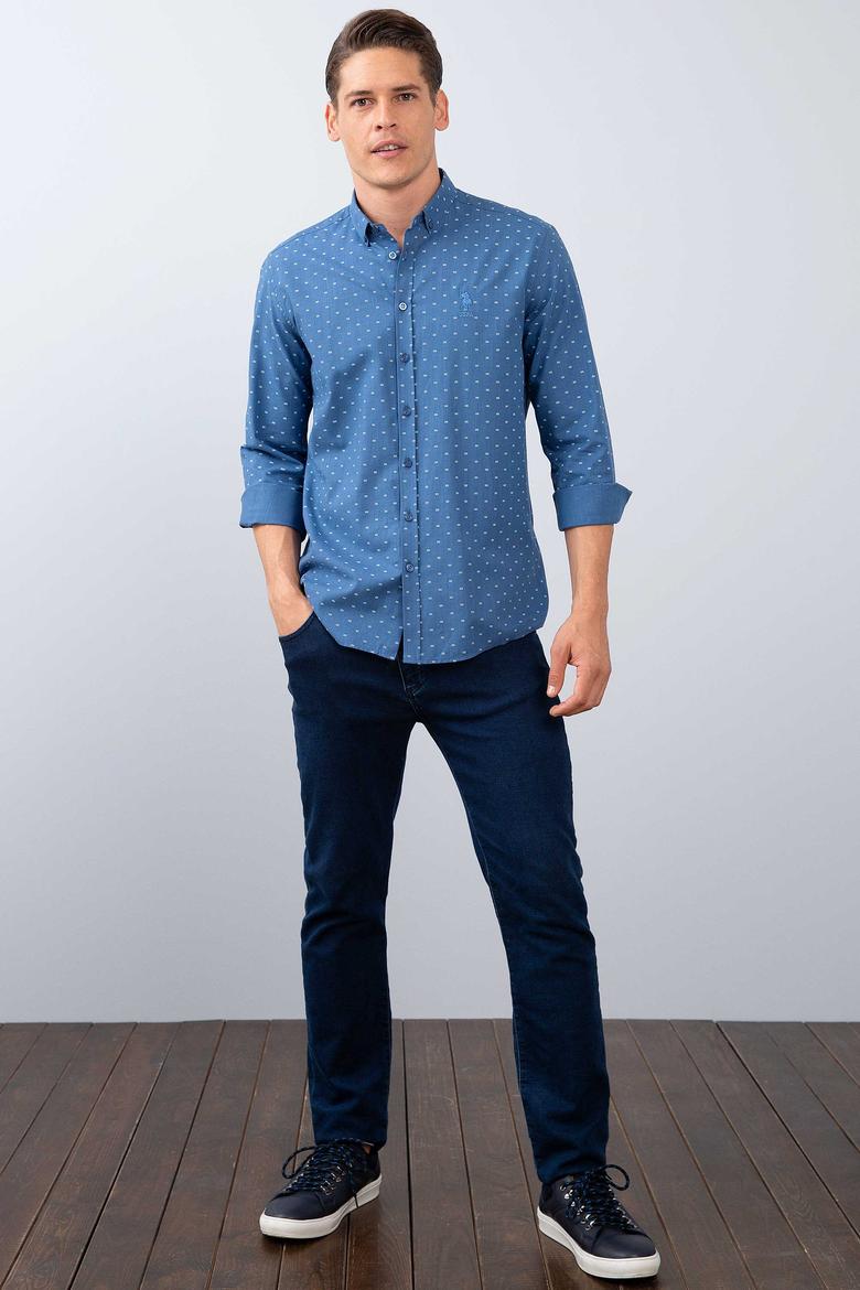 Erkek Mavi Gömlek - 50213899017