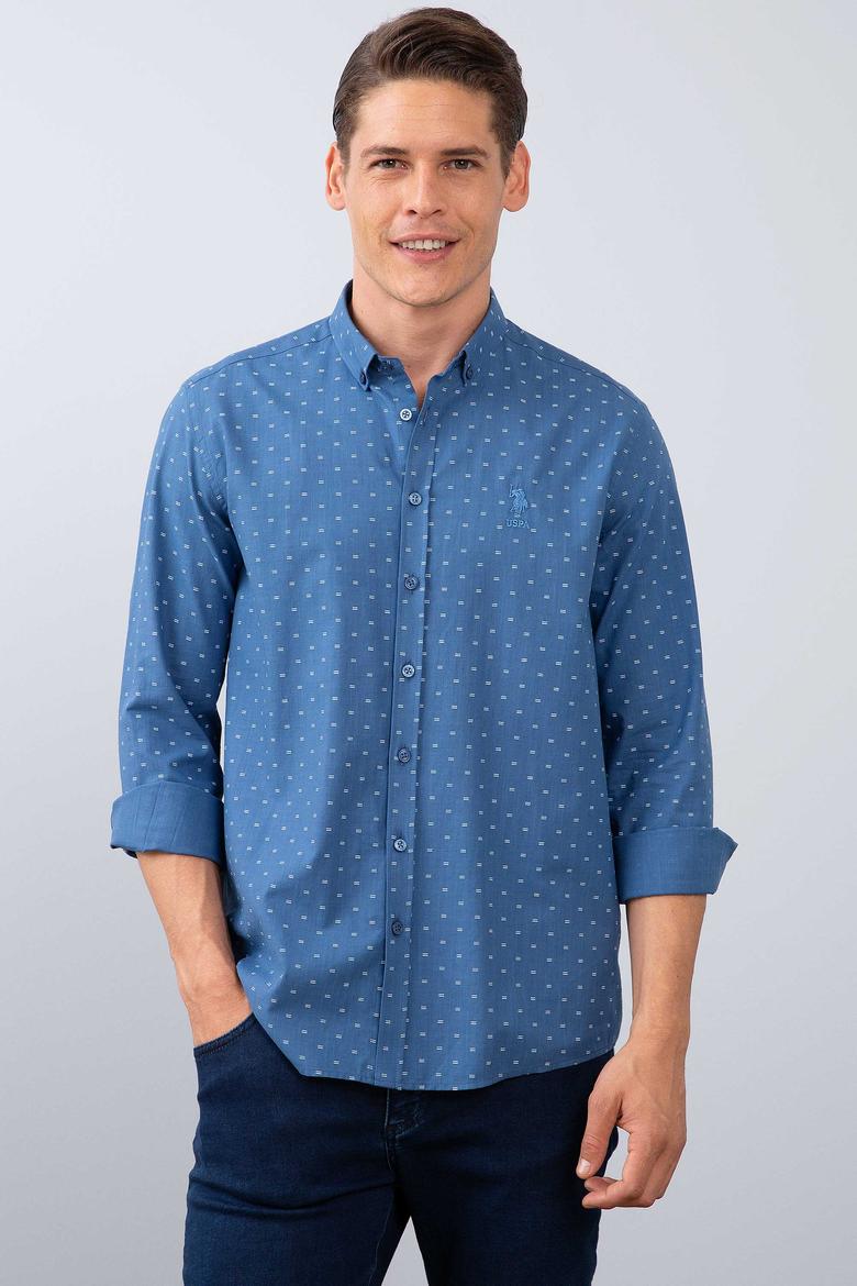Erkek Mavi Gömlek