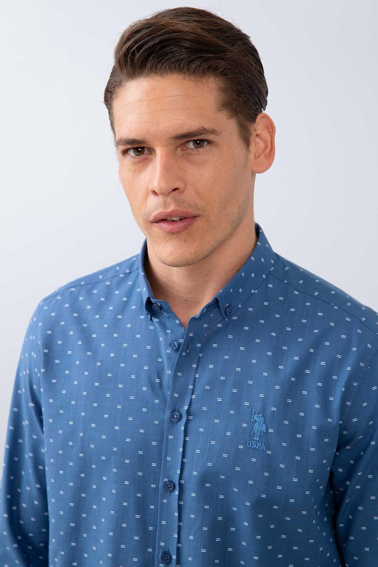 Erkek Mavi Gömlek - 50213899017