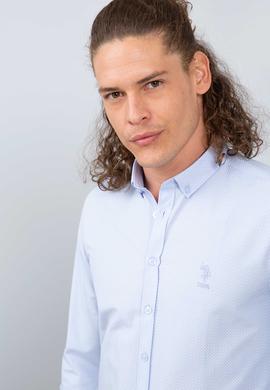 Erkek Mavi Gömlek Uzunkol - 50213920009