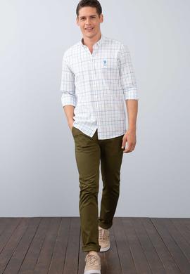 Erkek Beyaz Gömlek Uzunkol - 50213922007