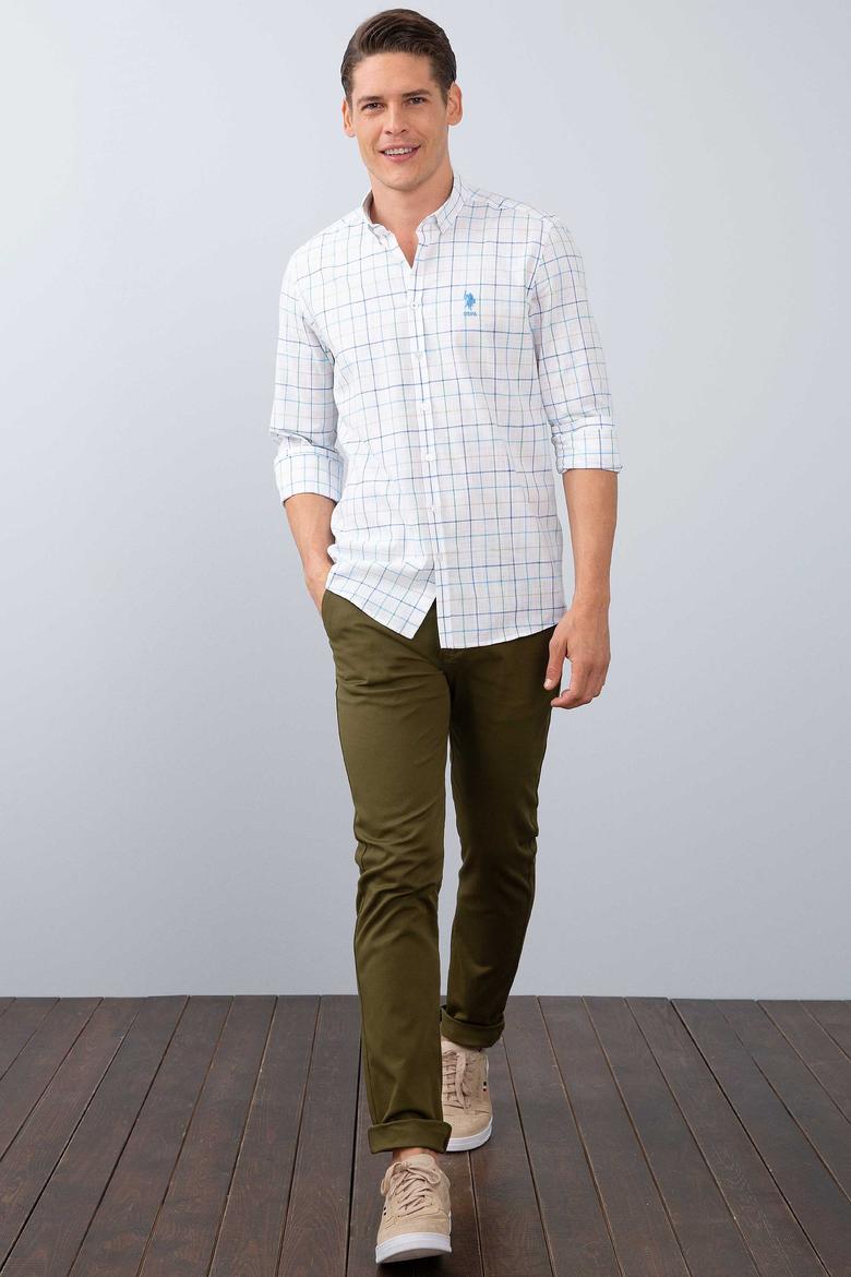 Erkek Beyaz Gömlek Uzunkol - 50213922007