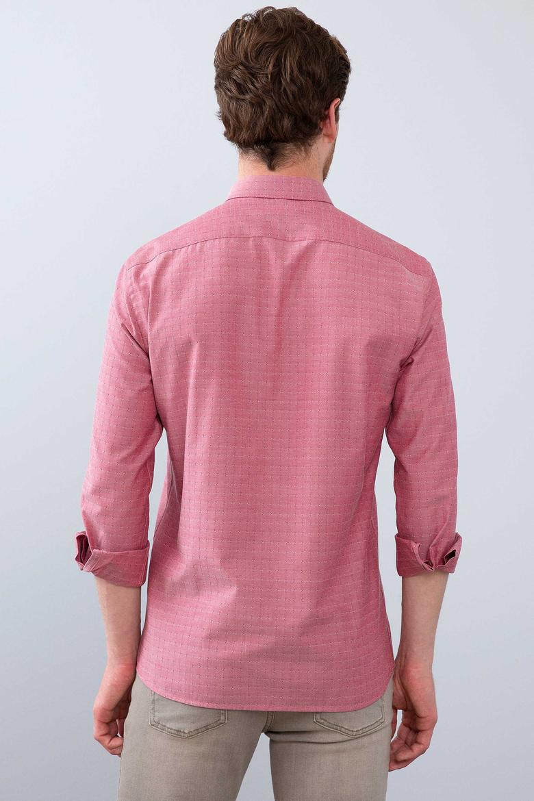 Erkek Kırmızı Gömlek Uzunkol - 50214005022