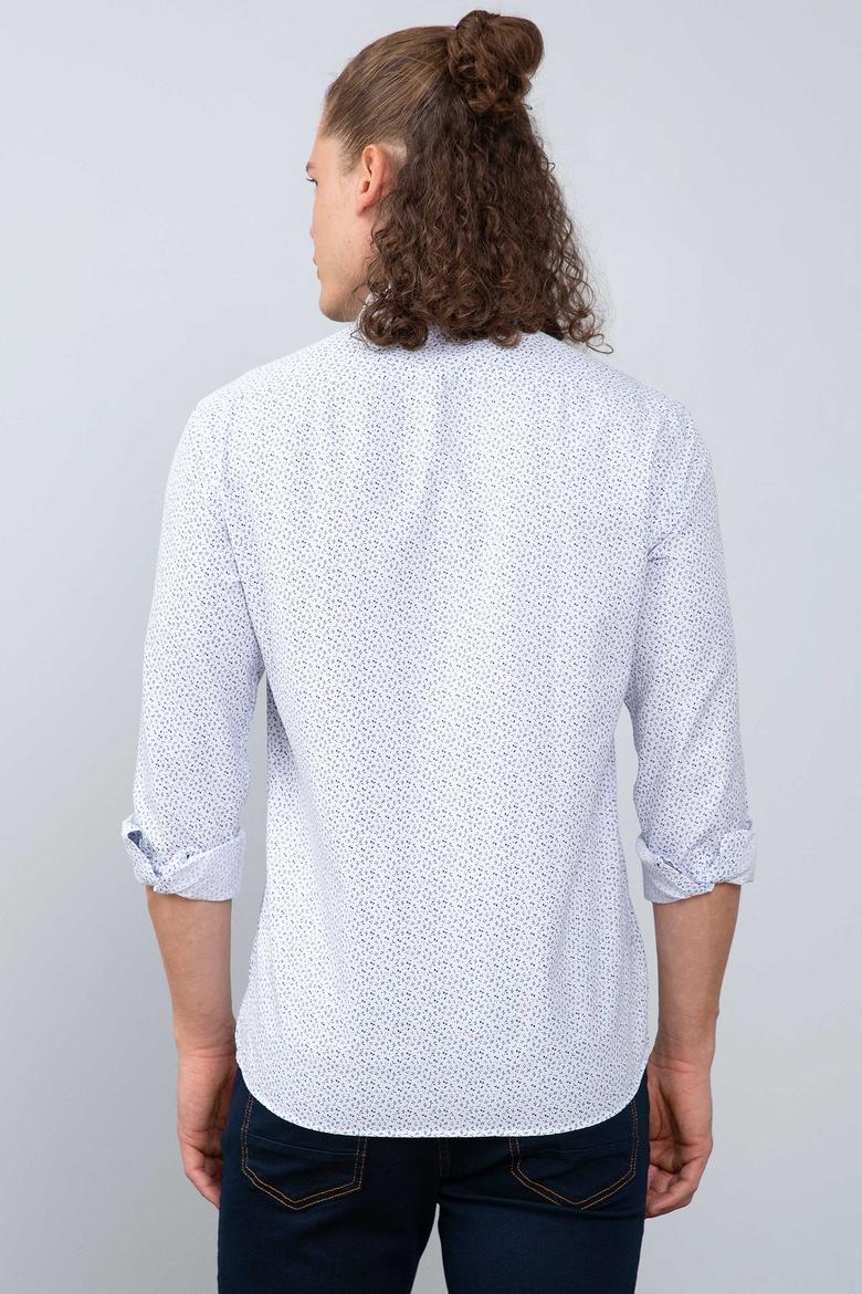 Erkek Beyaz Gömlek Uzunkol - 50214016019