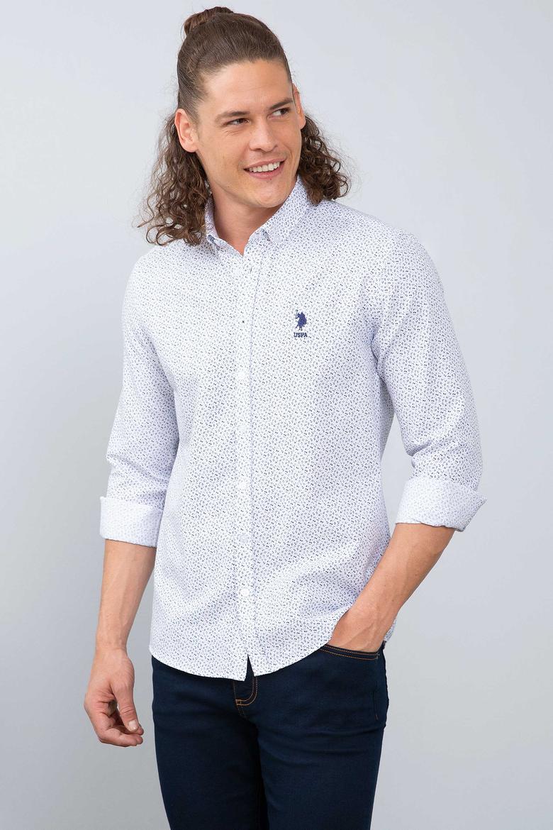 Erkek Beyaz Gömlek Uzunkol - 50214016019