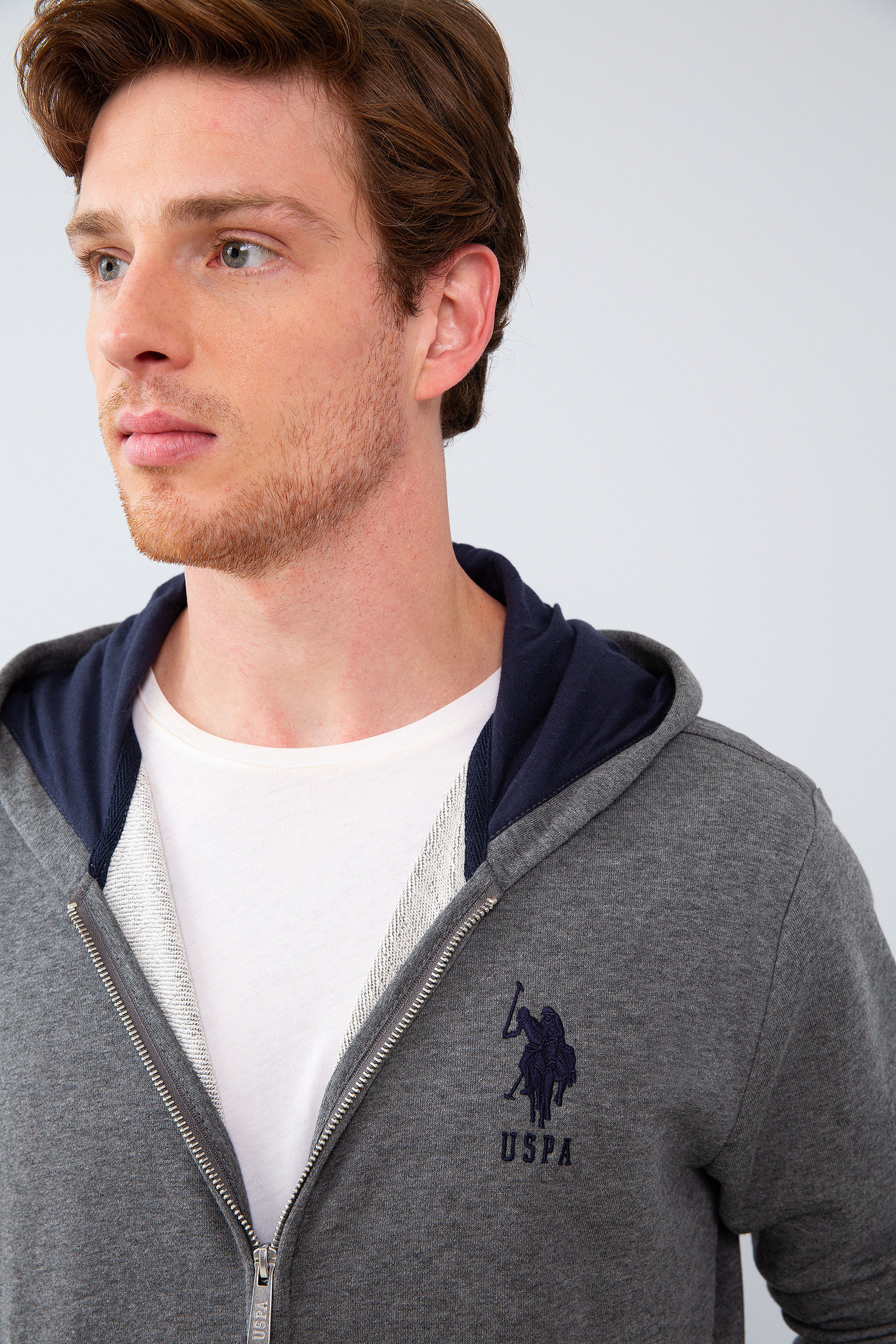 Erkek Antrasit Melanj Sweatshirt