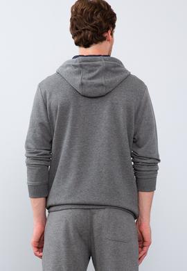 Erkek Antrasit Melanj Örme Hırka - 50207316027