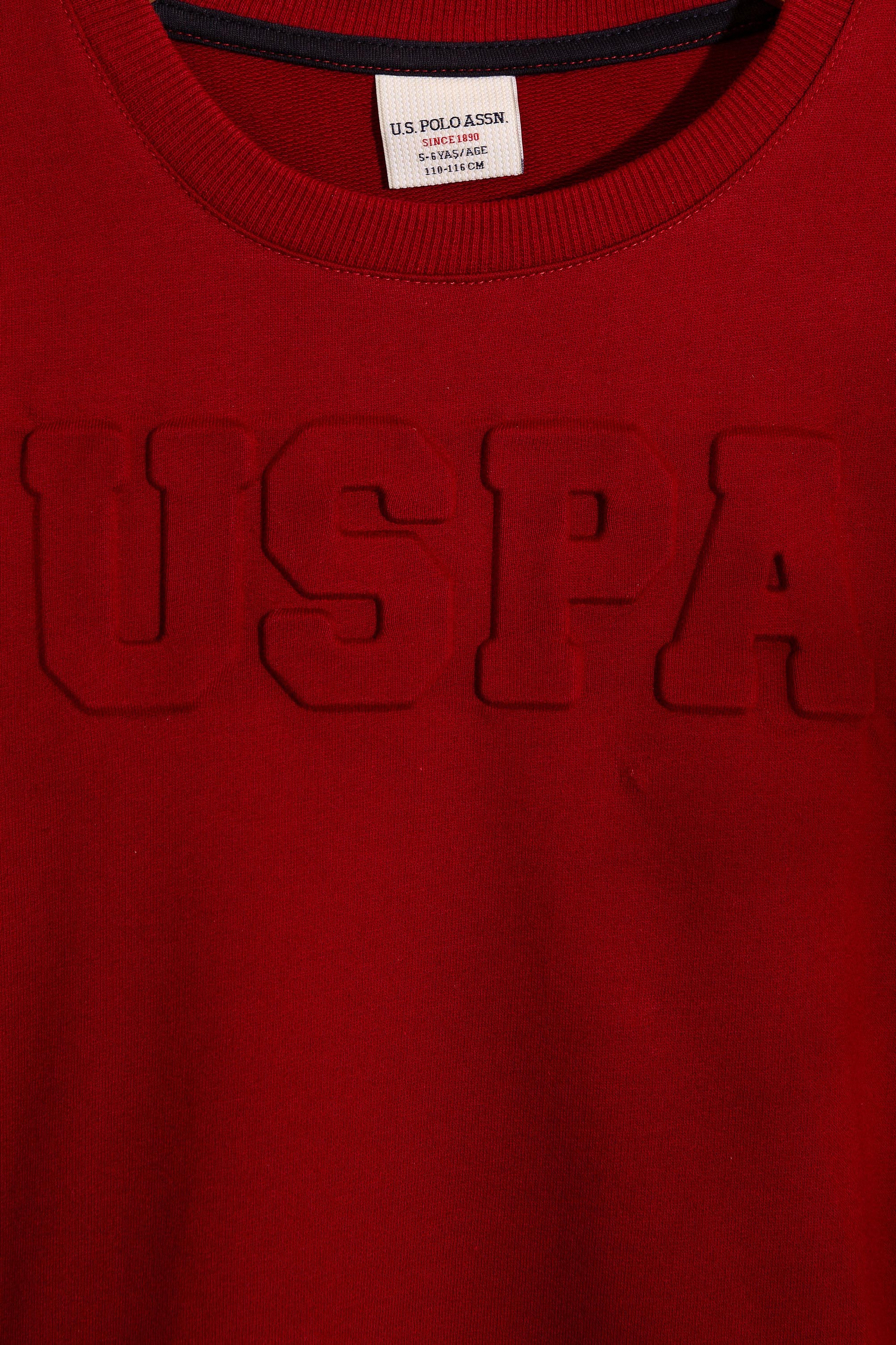 Çocuk Kırmızı Sweatshirt Basic - Image 3