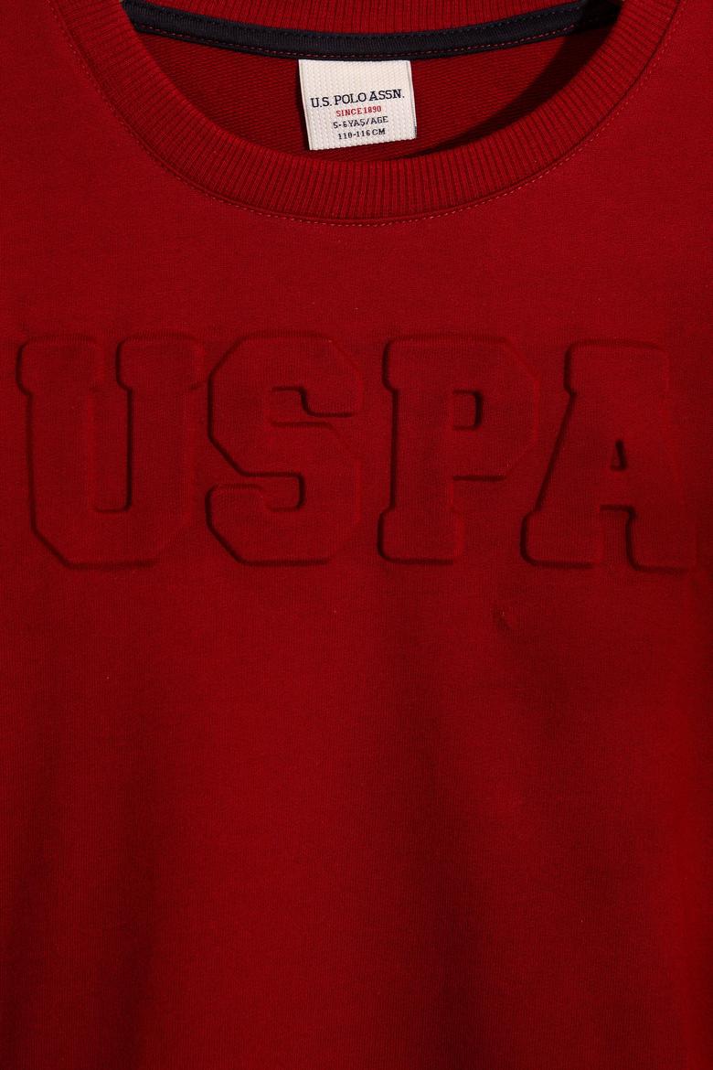 Çocuk Kırmızı Sweatshirt Basic - 50207319021