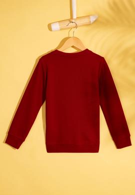 Çocuk Kırmızı Sweatshirt Basic - 50207319021