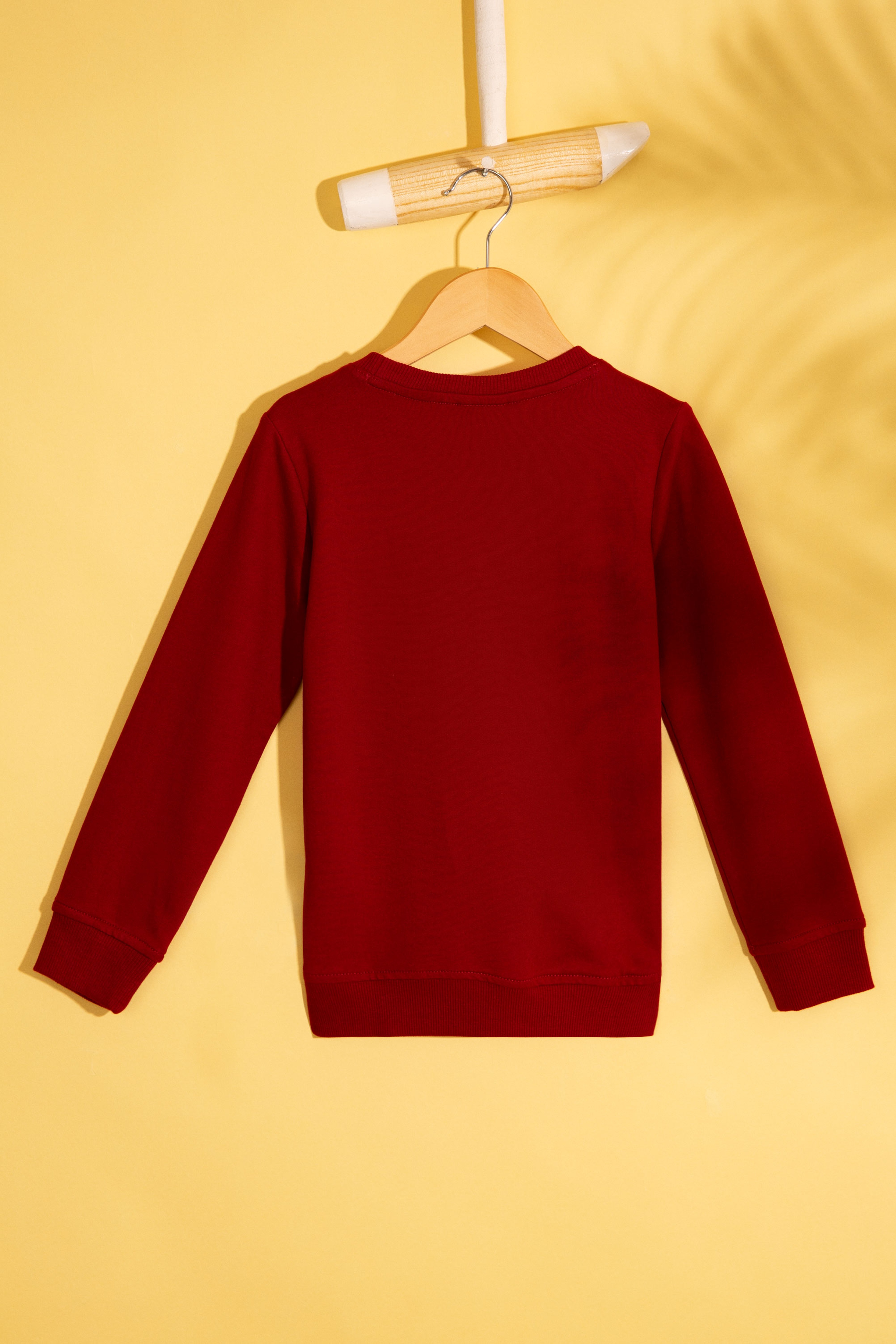 Çocuk Kırmızı Sweatshirt Basic