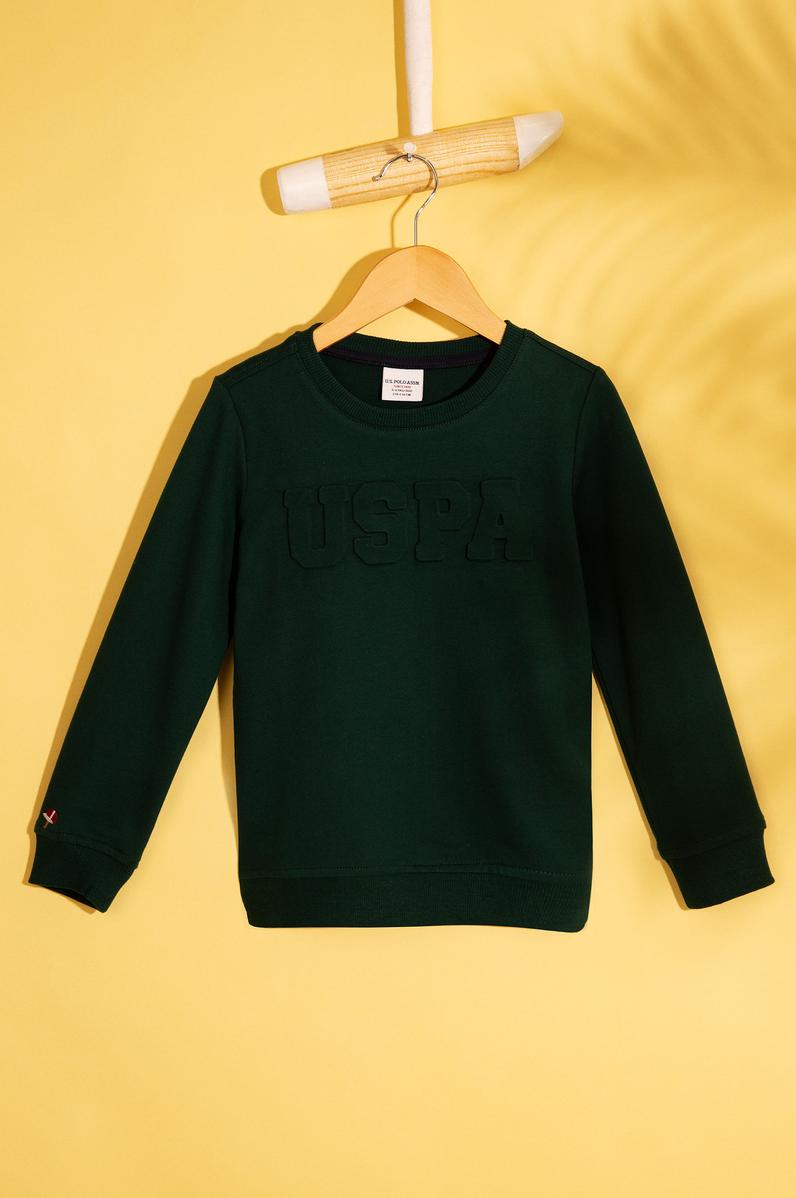 Çocuk Yeşil Sweatshirt