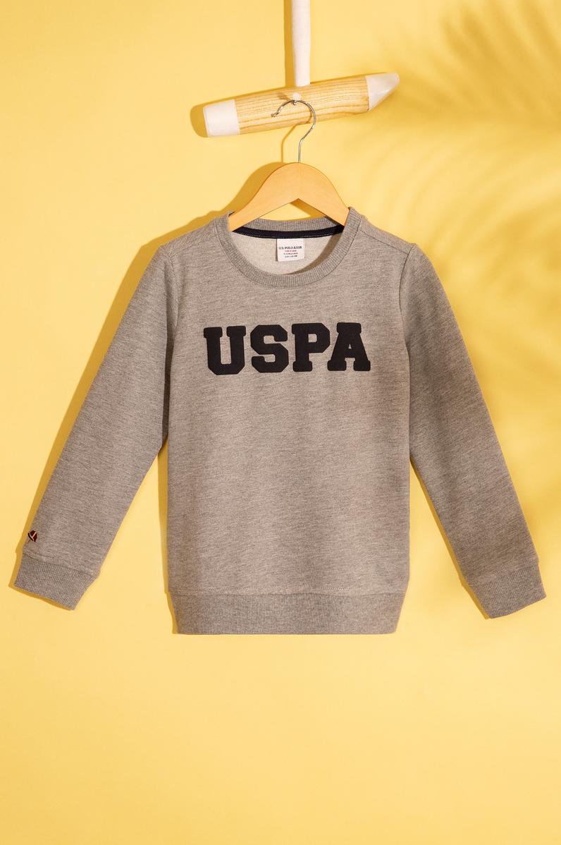 Çocuk Gri Sweatshirt Basic