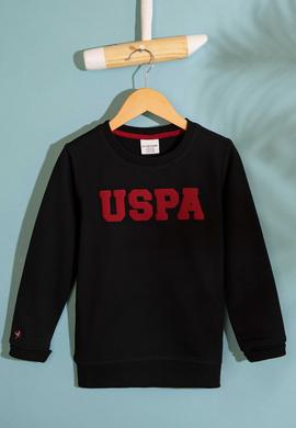 Çocuk Siyah Sweatshirt Basic - 50207327033