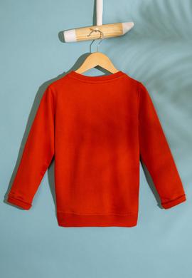 Çocuk Turuncu Sweatshirt Basic - 50207327080