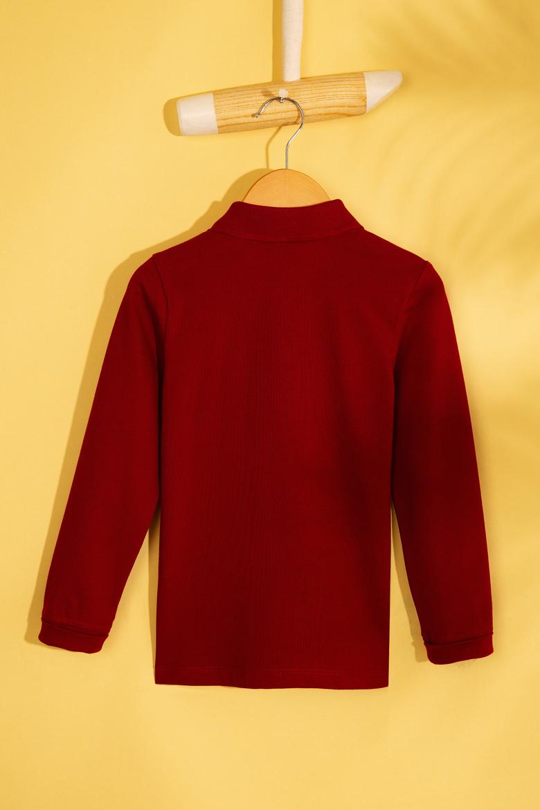 Çocuk Bordo Sweatshirt - 50207328022