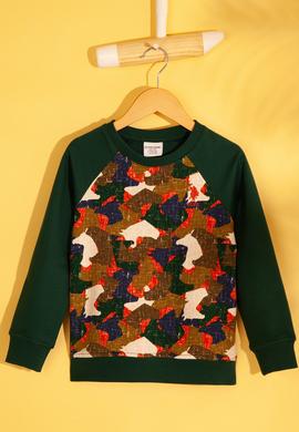 Çocuk Yeşil Sweatshirt - 50207373016