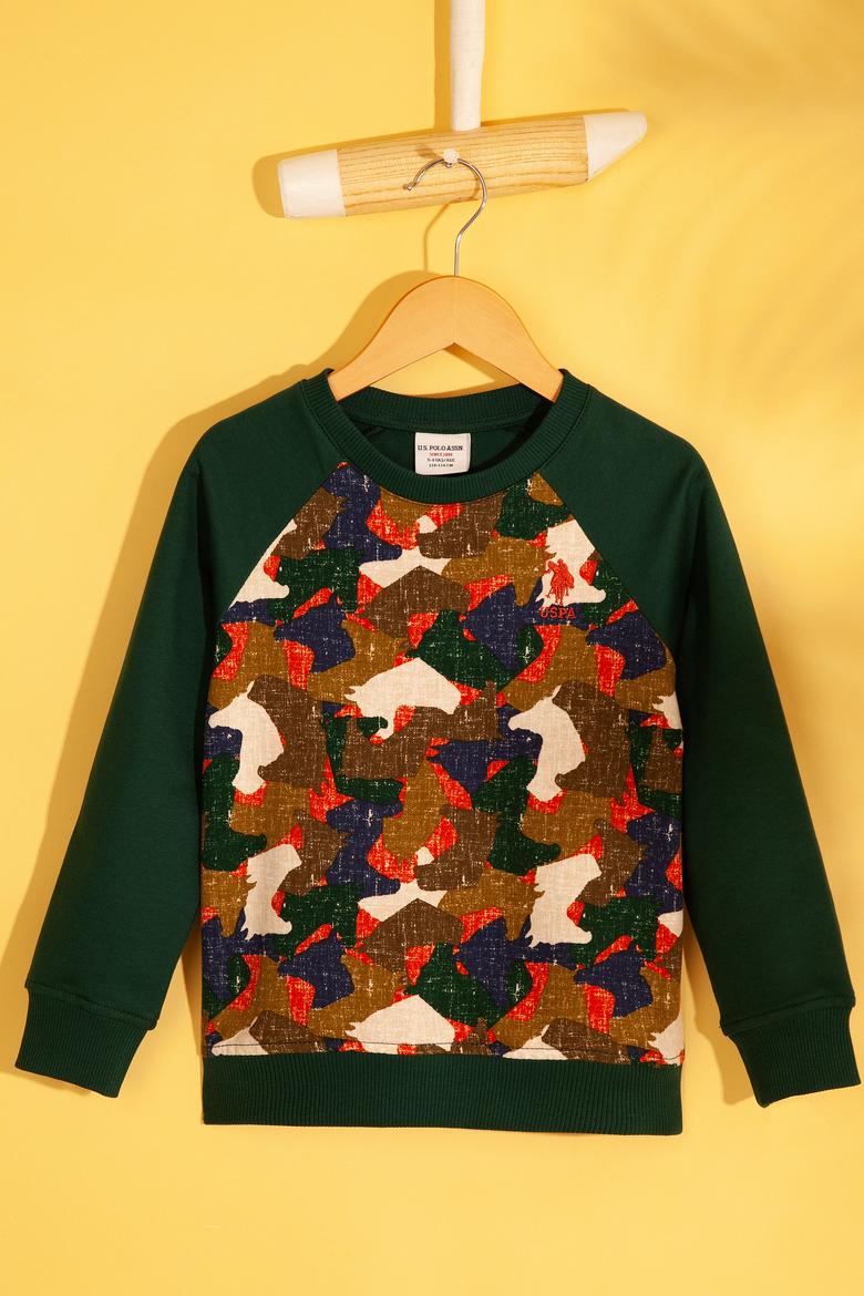 Çocuk Yeşil Sweatshirt