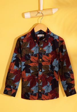 Erkek Çocuk Kırmızı Gömlek Uzunkol - 50208194003