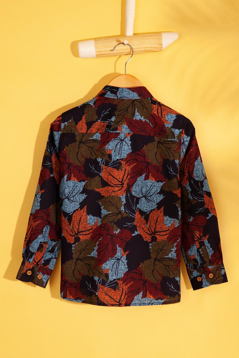 Erkek Çocuk Kırmızı Gömlek Uzunkol - 50208194003