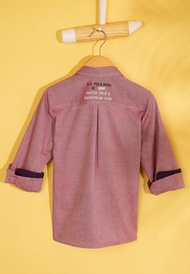 Erkek Çocuk Bordo Gömlek - 50208231014