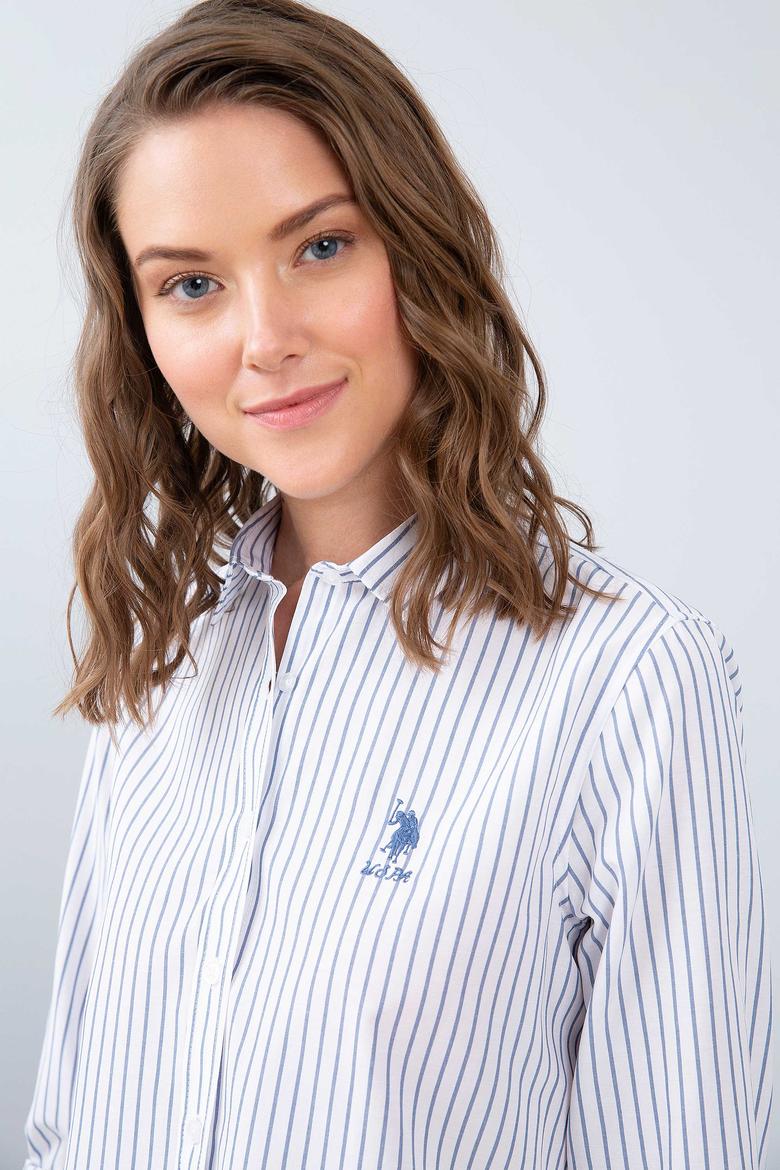 Kadın Lacivert Gömlek