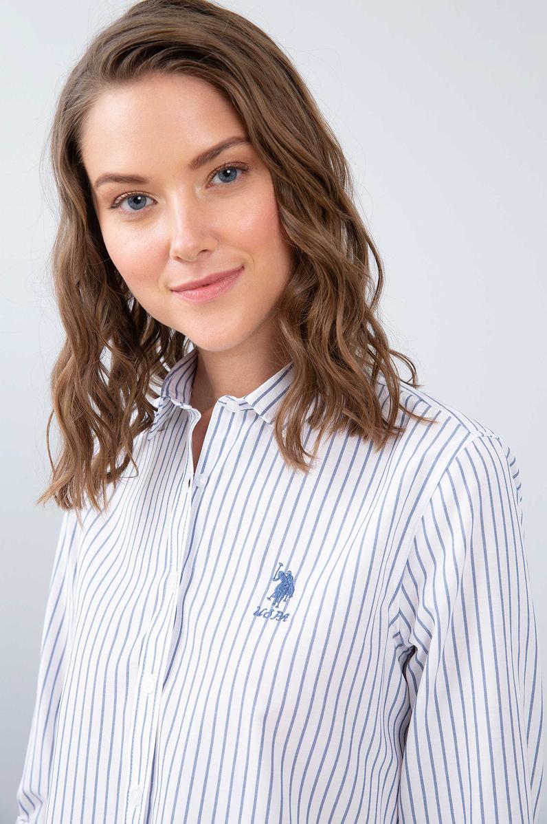 Kadın Lacivert Gömlek