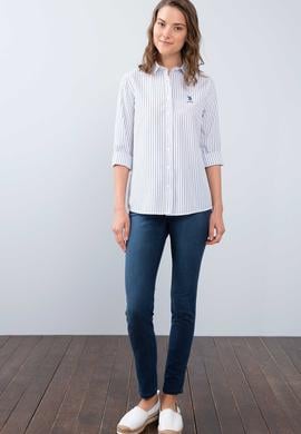 Kadın Lacivert Gömlek - 50208974004