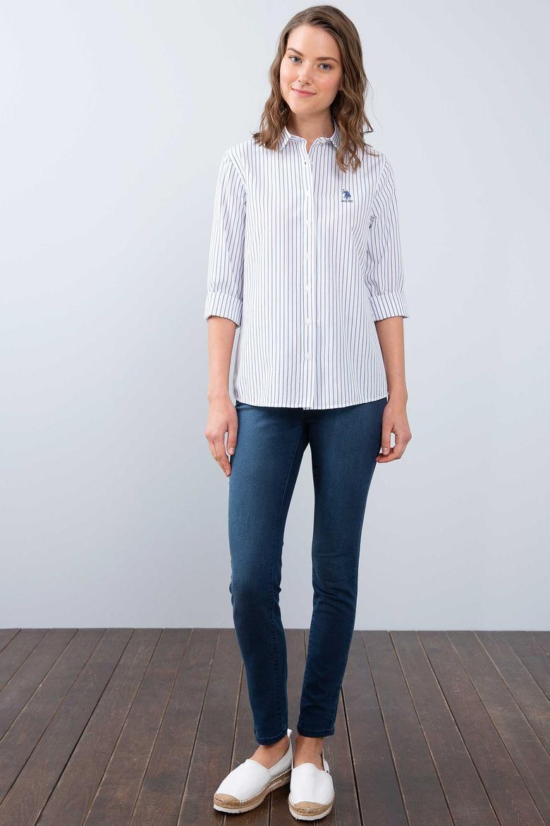 Kadın Lacivert Gömlek - 50208974004