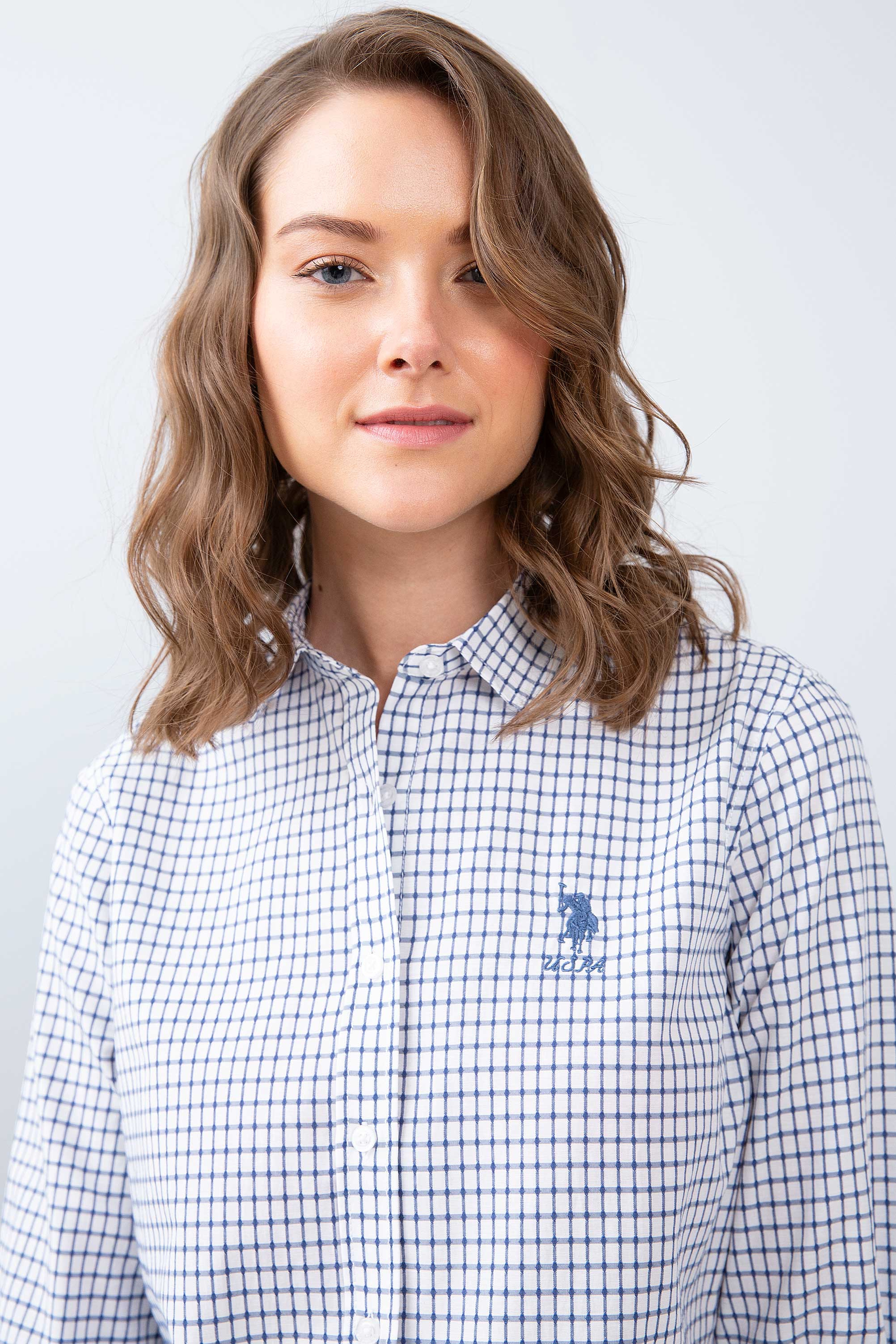 Kadın Lacivert Gömlek - Image 2