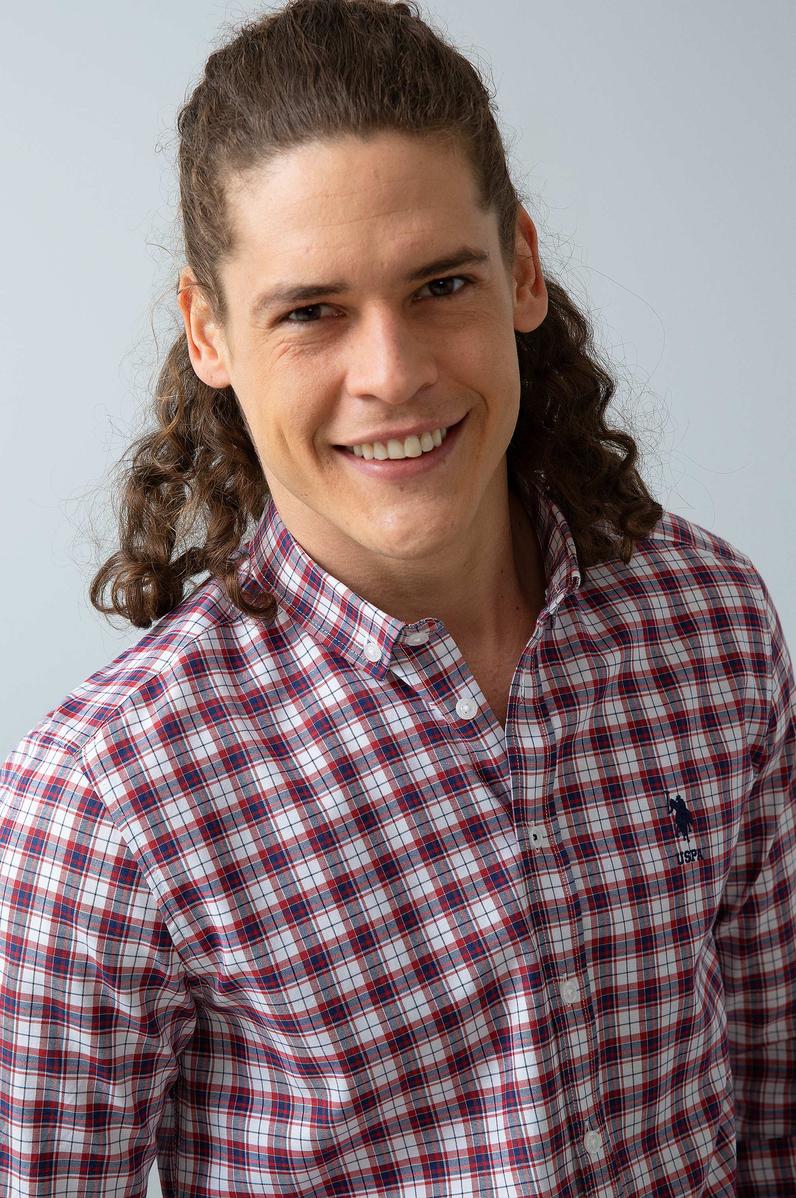 Erkek Kırmızı Gömlek Uzunkol