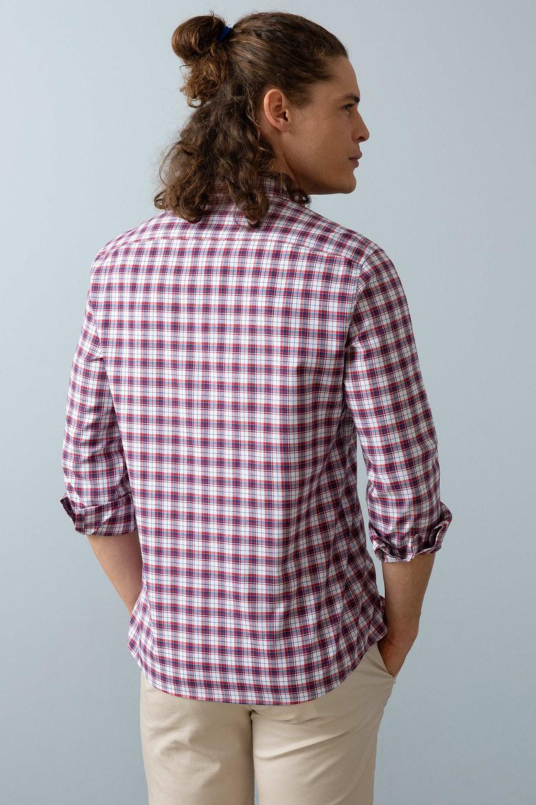 Erkek Kırmızı Gömlek Uzunkol - 50209034019