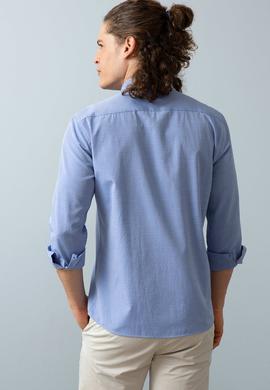 Erkek Mavi Gömlek Uzunkol - 50209038038