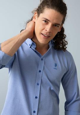 Erkek Mavi Gömlek Uzunkol - 50209038038