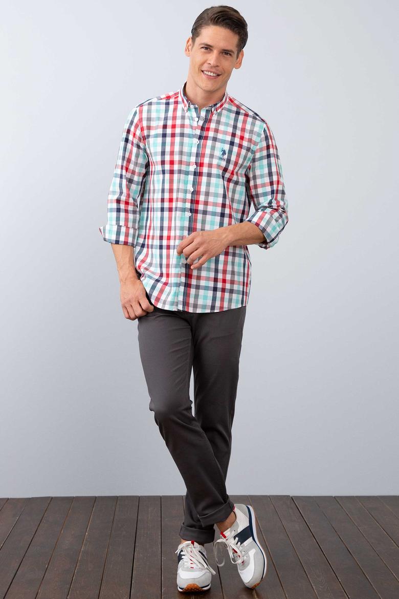 Erkek Kırmızı Gömlek Uzunkol - 50209056014