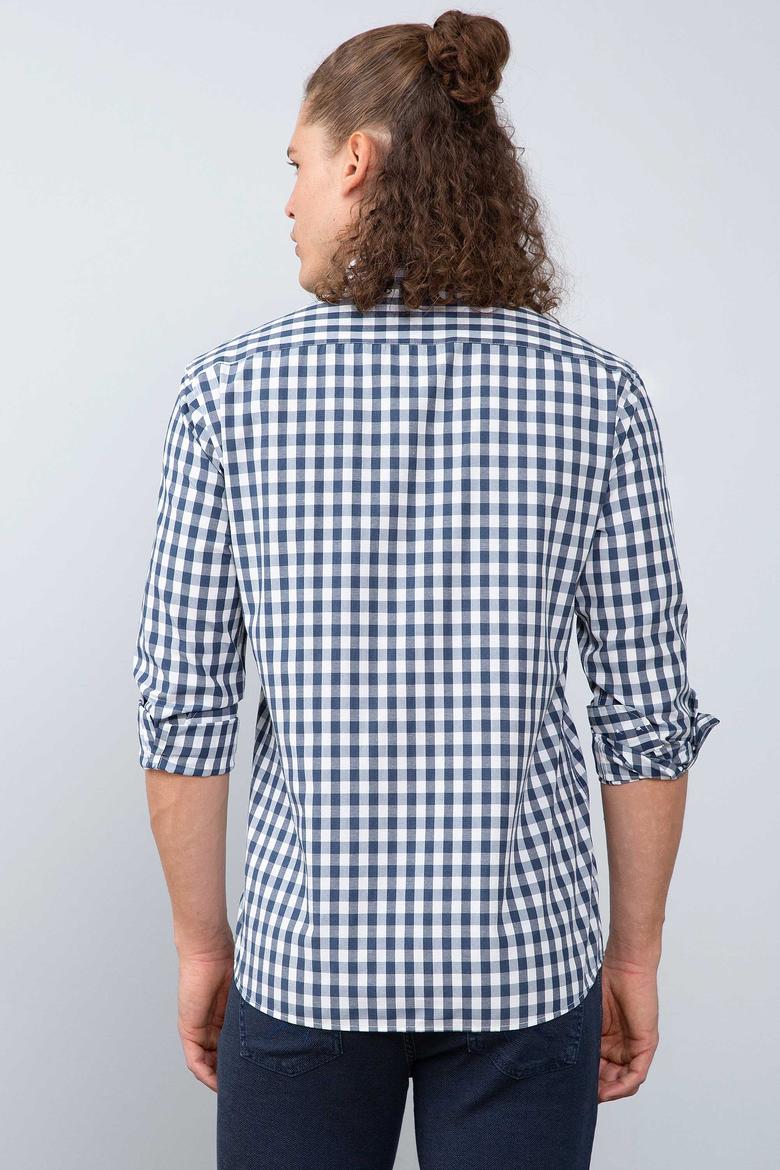 Erkek Lacivert Gömlek Uzunkol - 50209058007