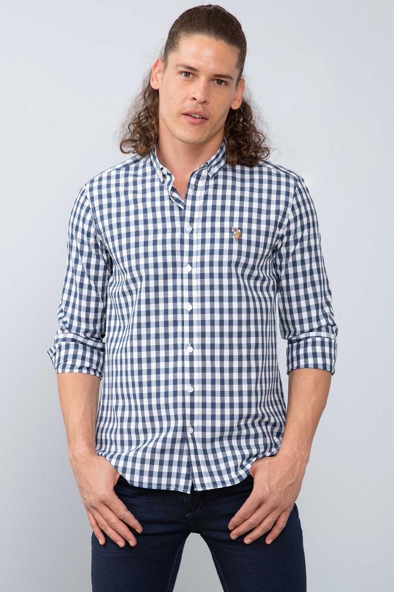 Erkek Lacivert Gömlek Uzunkol - 50209058007