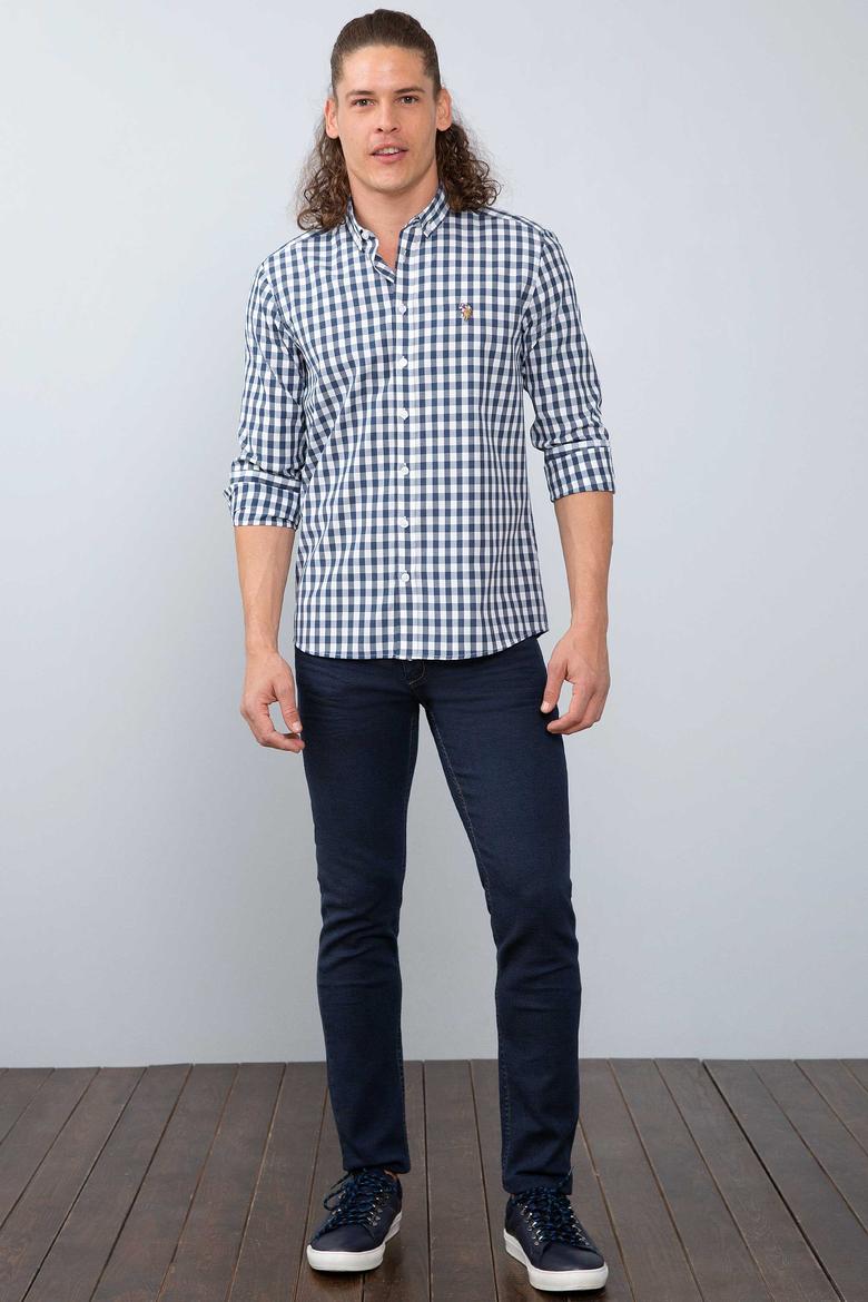 Erkek Lacivert Gömlek Uzunkol - 50209058007