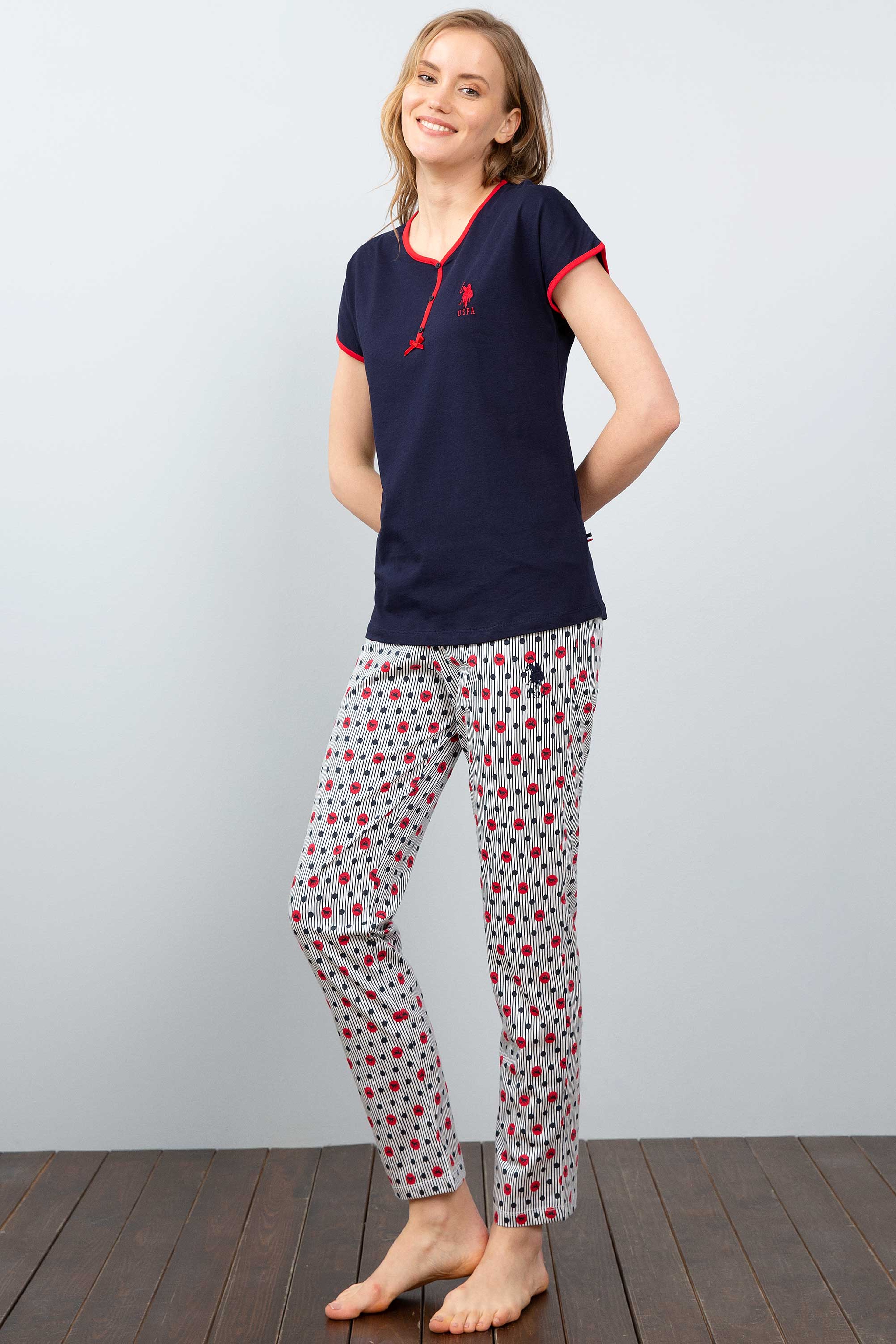 Kadın Lacivert Pijama - Image 2