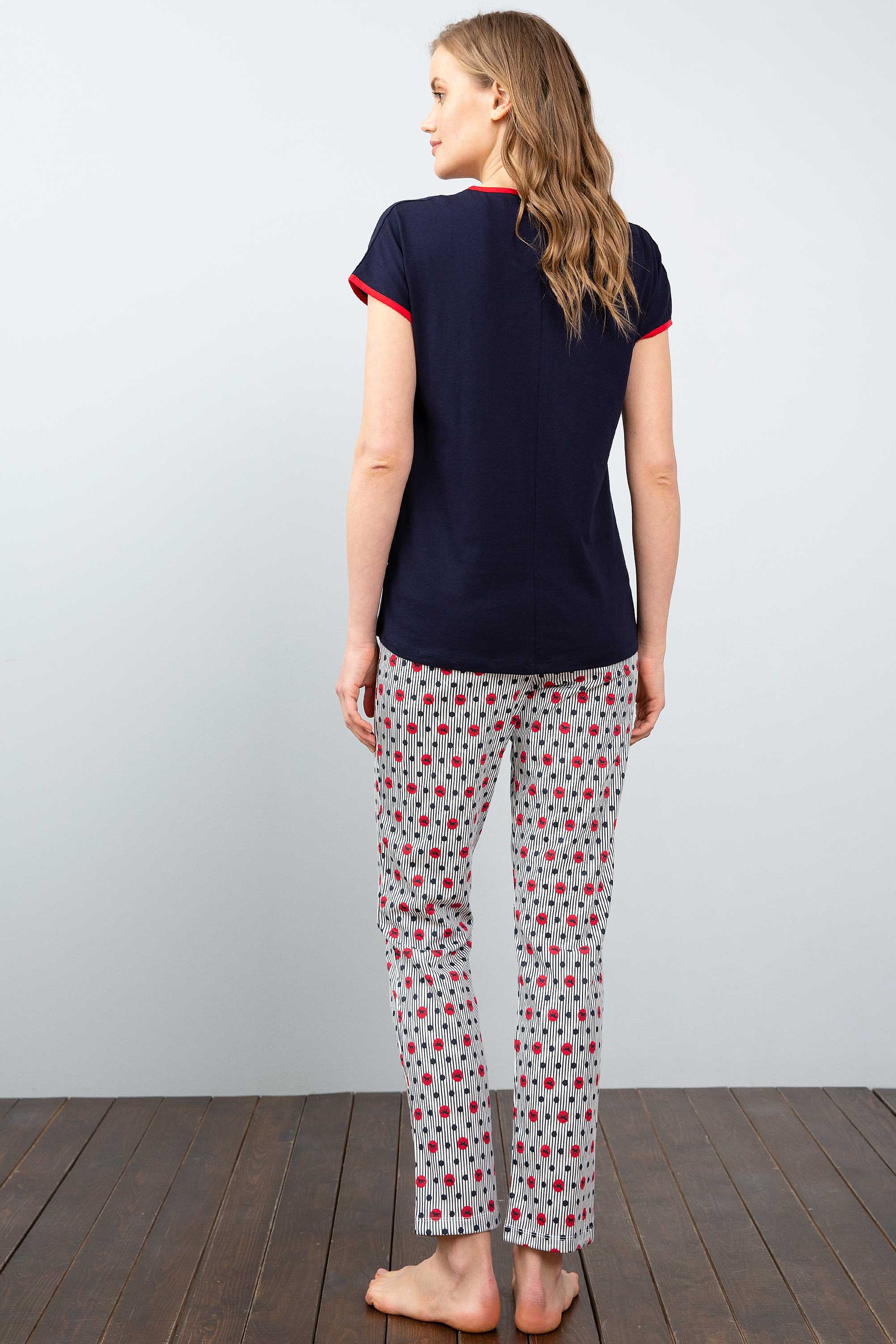 Kadın Lacivert Pijama - Image 3
