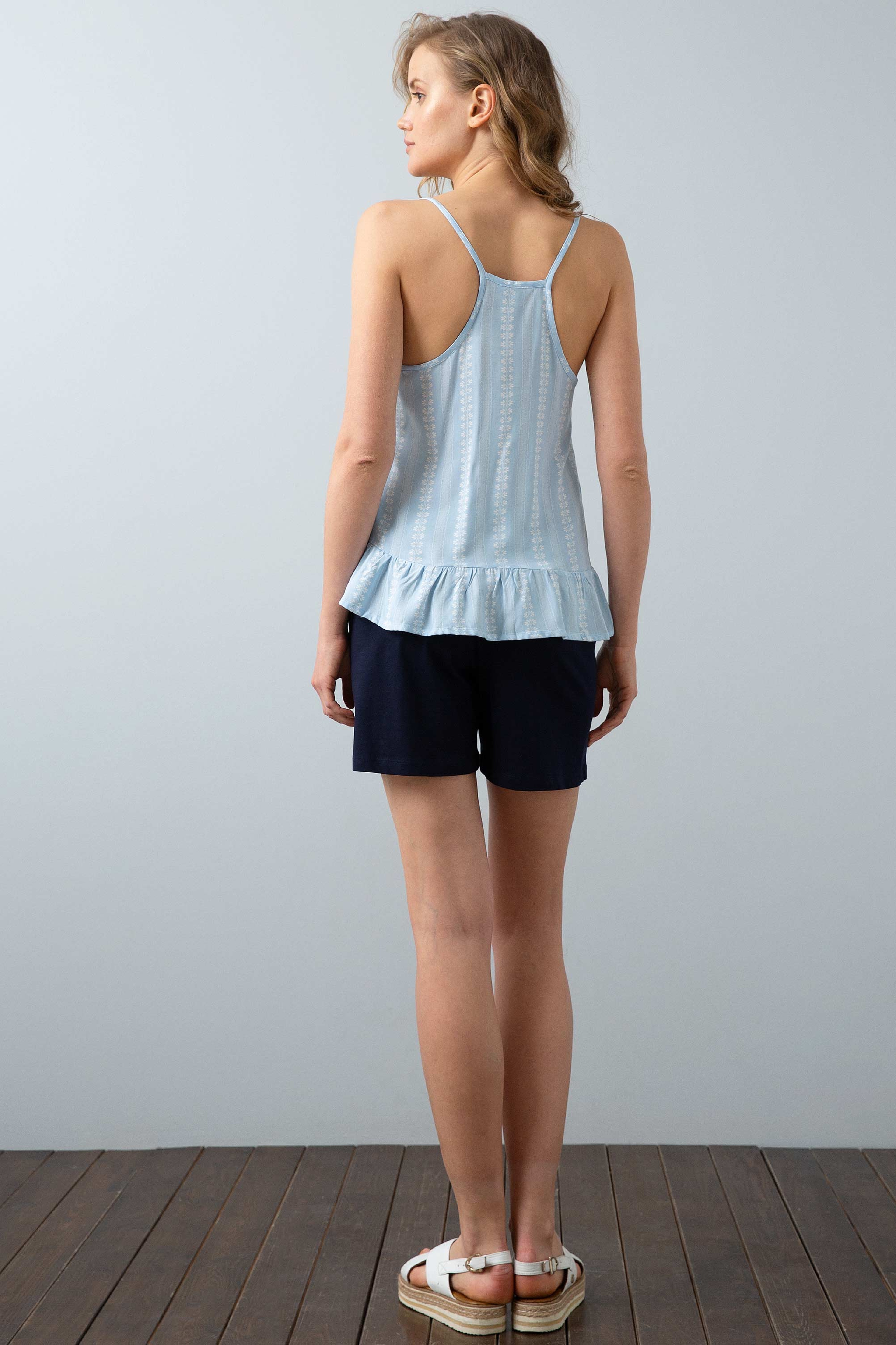 Kadın Mavi Pijama - Image 3