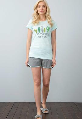 Kadın Yeşil Pijama Takımı - 50212418003