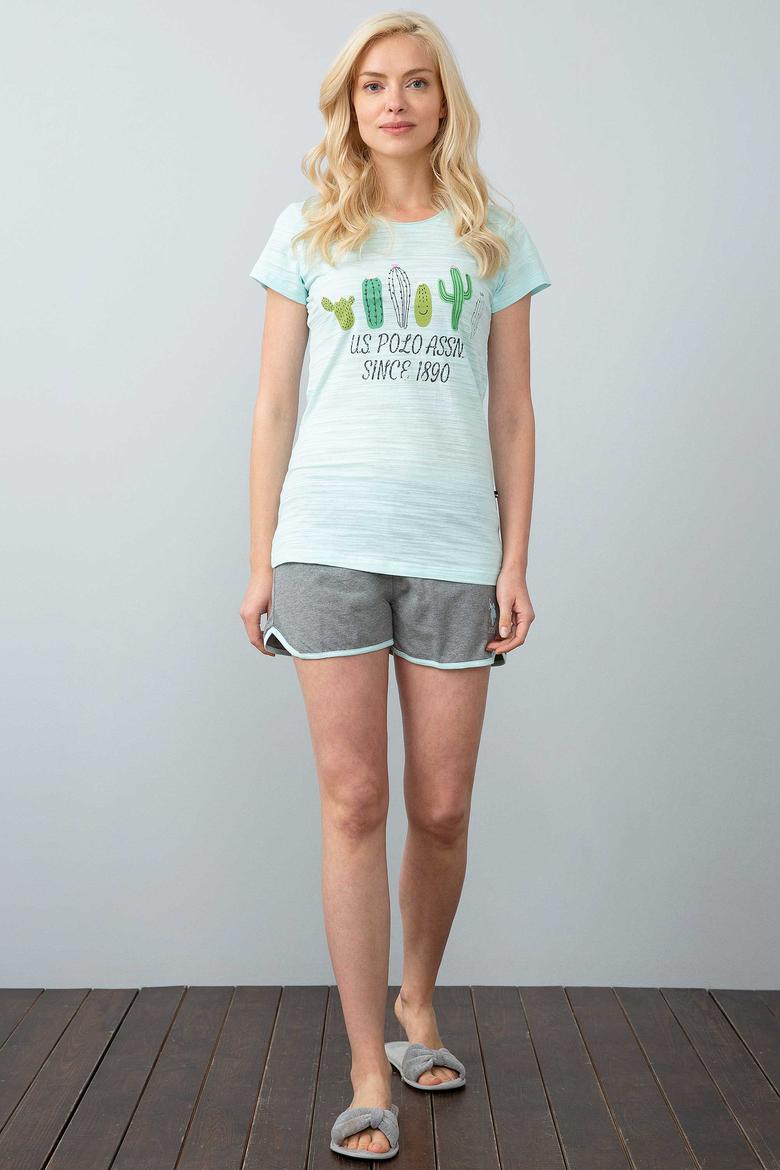 Kadın Yeşil Pijama Takımı